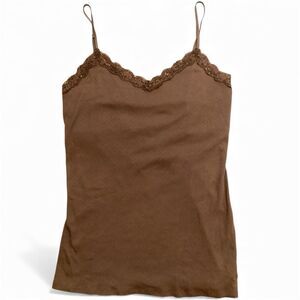 American Eagle Women's Brown Tank Top Size XL Y2K Twilight TVD Elena Gilbert Top
